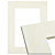 Passe-partout - Ivoorwit met witte kern