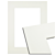 Passe-partout - Ivoorwit met witte kern