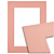 Passe-partout - Roze met witte kern