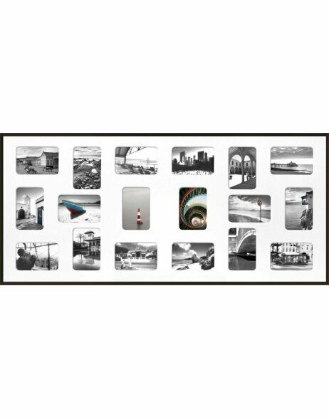 ingewikkeld monster Gematigd Aluminium Collage fotolijst Pixel | 18x 10x15 foto