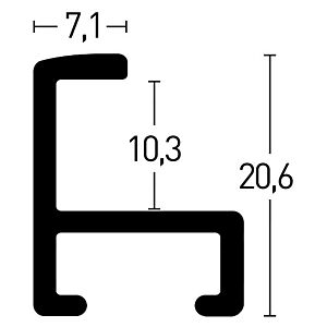 Wissellijst Cornet, 84,1x118,9cm(a0)
