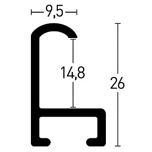 Wissellijst Mellotron, 21x29,7cm(a4)