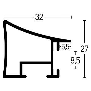 Wissellijst Schalmei, 42x59,4cm(a2)