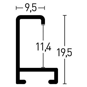 Wissellijst Wot (glans), 84,1x118,9cm(a0)