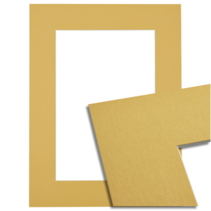 Passe-partout - Okergeel met witte kern