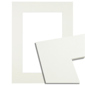 Passe-partout - Ivoorwit met witte kern 
