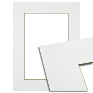 Passe-partout - Wit met groene kern