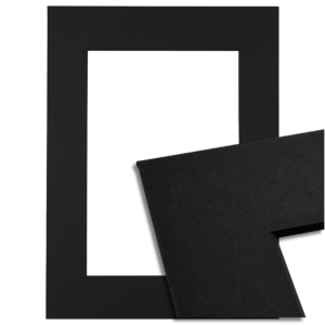 Passe-partout Zwart - Extra dik - MSK 2,2mm