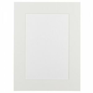 Passe-partout - Gebroken wit met witte kern, 30x45cm
