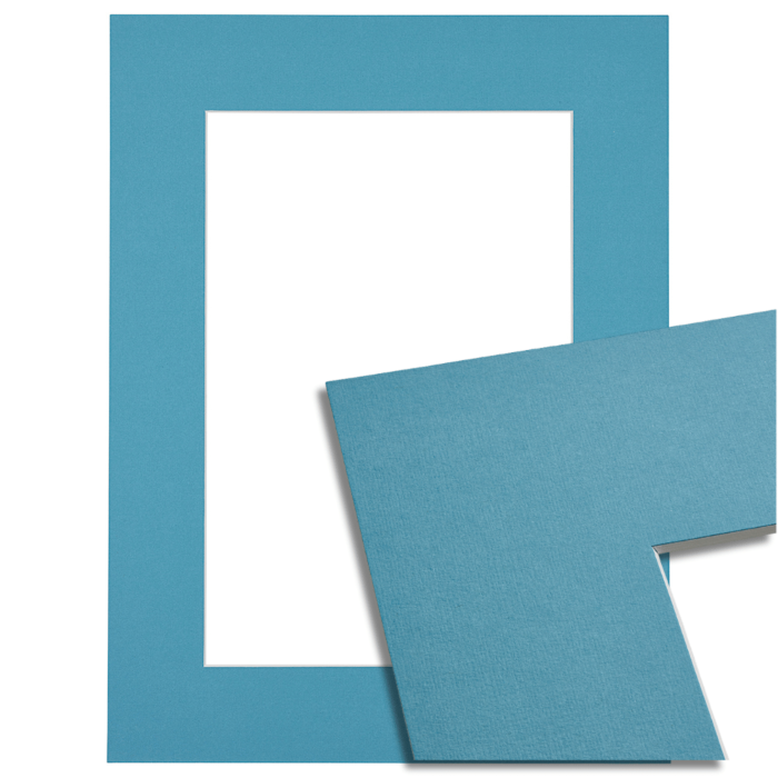 Passe-partout - Pacific Blauw - Witte Kern