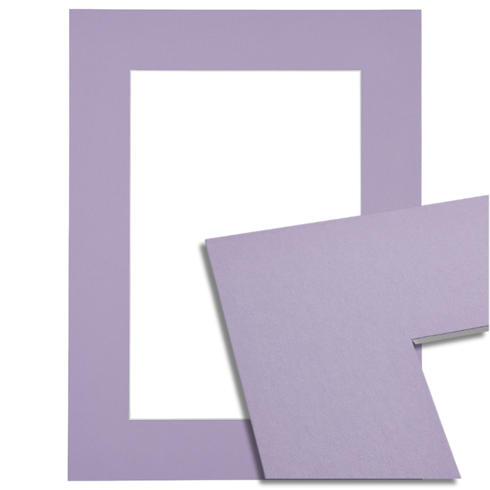Passe-partout - Lavendel paars met witte kern
