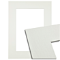Passe-partout - Gebroken wit met witte kern