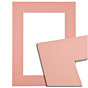 Passe-partout - Roze met witte kern