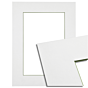 Passe-partout - Wit met groene kern